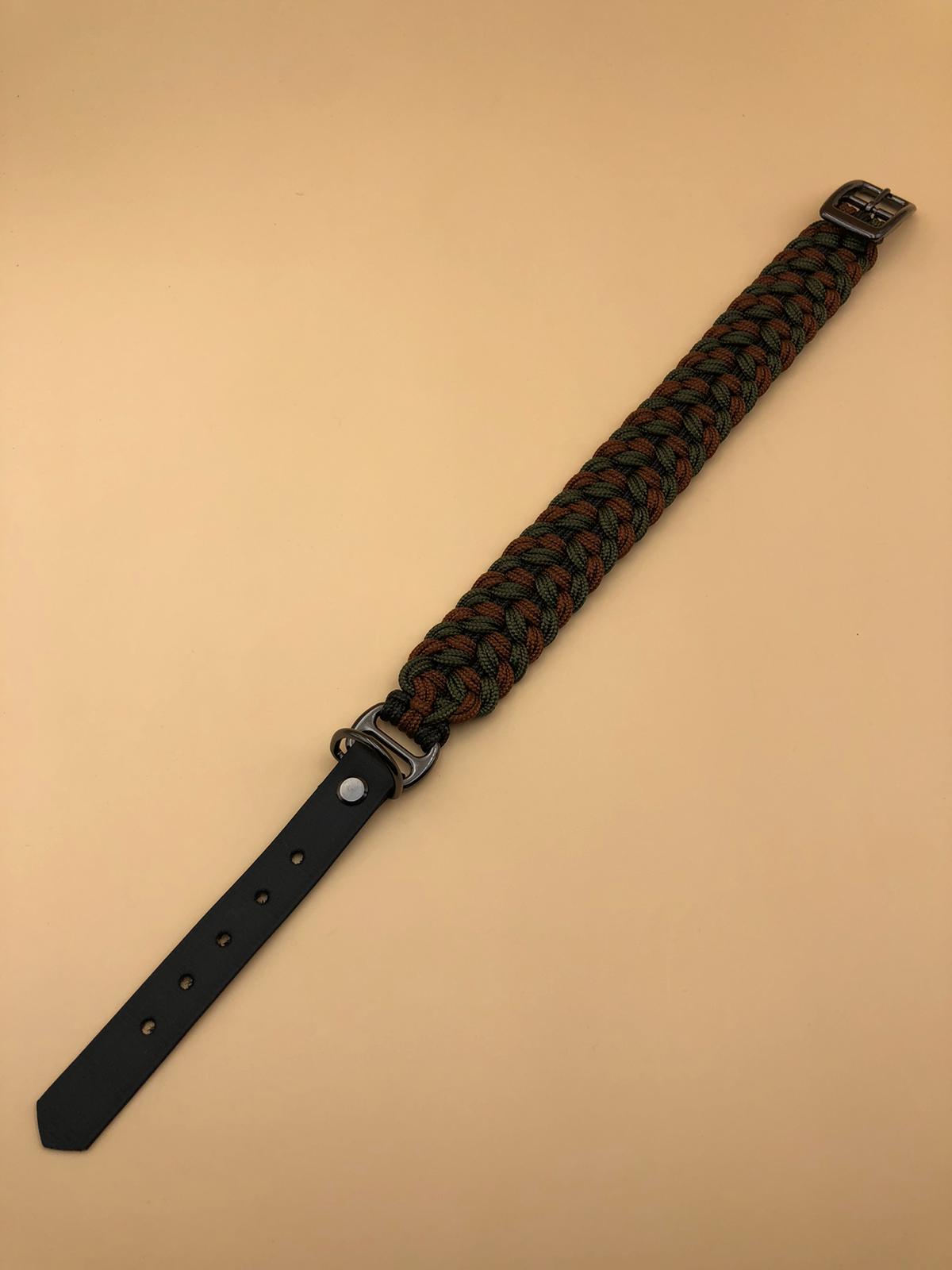 Hundehalsband Paracord mit Superflex-Biothane-Verschluss – Dünn & Leicht