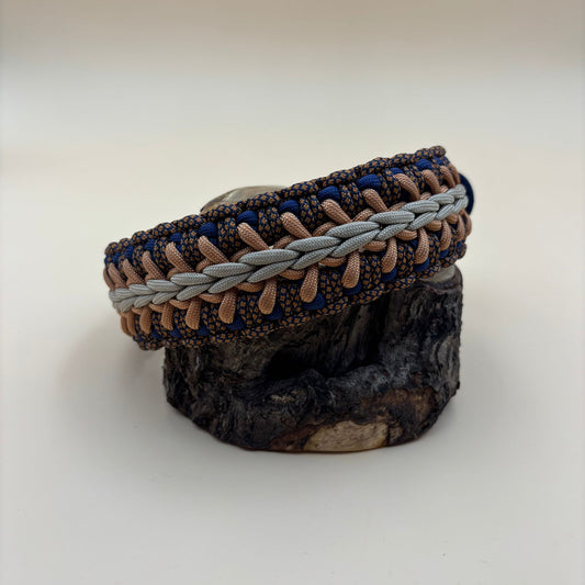 Hundehalsband Paracord mit Biothane-Verschluss