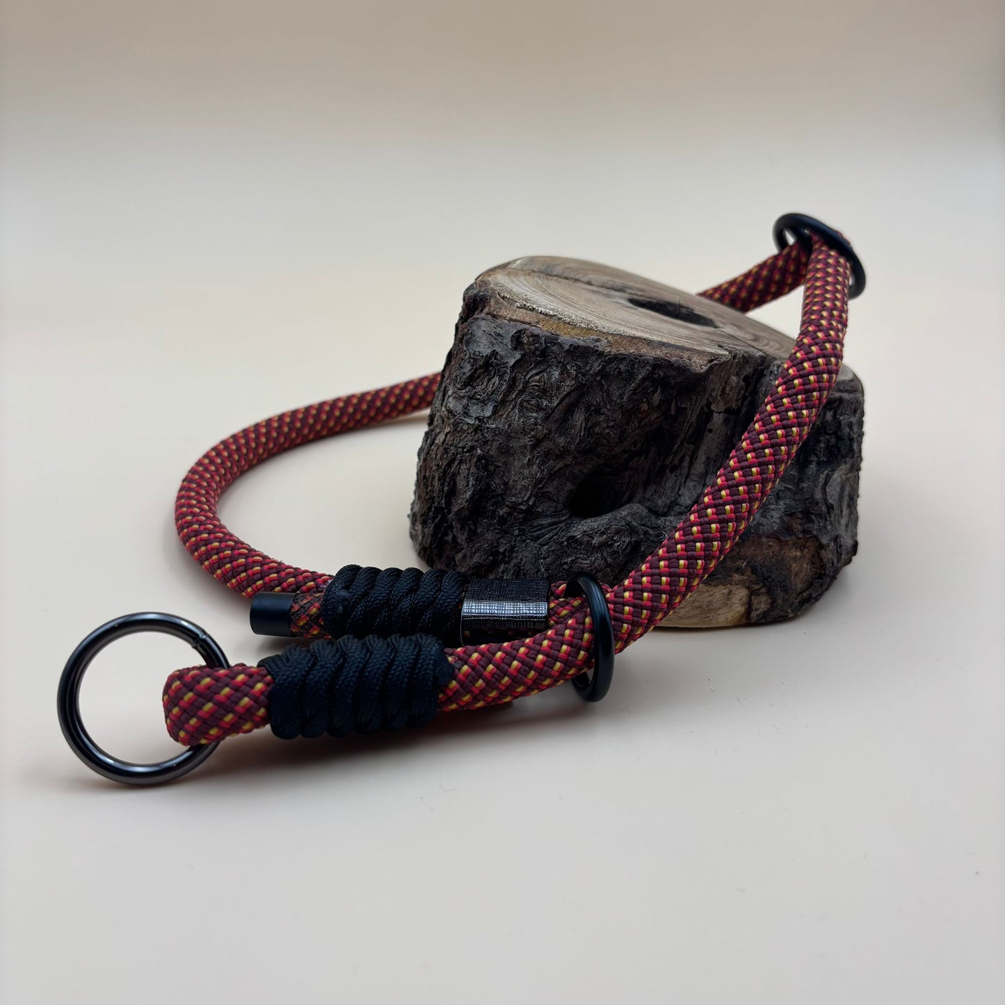 Zugstopp-Halsband Nylon - Volcanic Eruption
