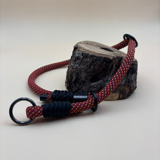 Zugstopp-Halsband Nylon - Volcanic Eruption