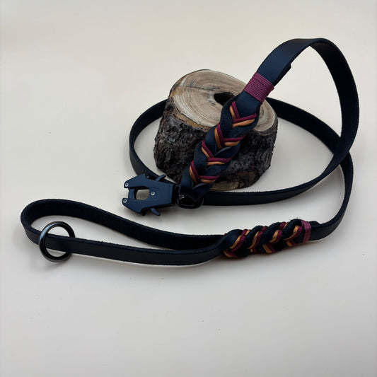 Hundeleine Leder mit Handschlaufe